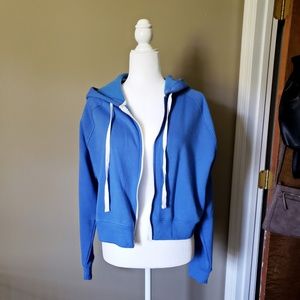 WILD FABLE Cropped Terry Zip Up Hoodie